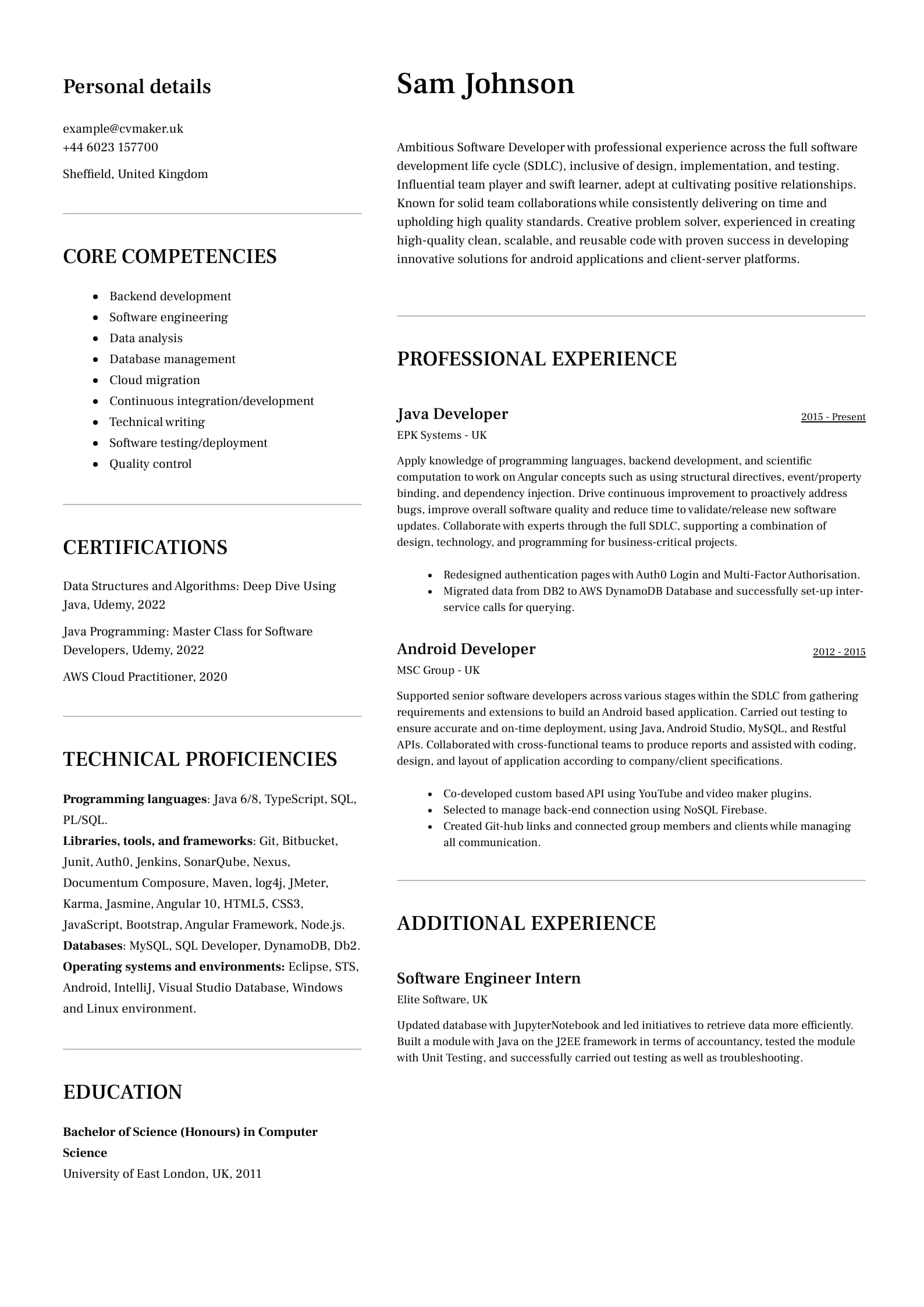 Guide Software Developer Resume 24 Examples 2023 Free Word Template