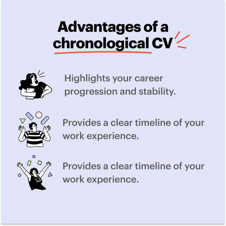 benefits of a chronological CV