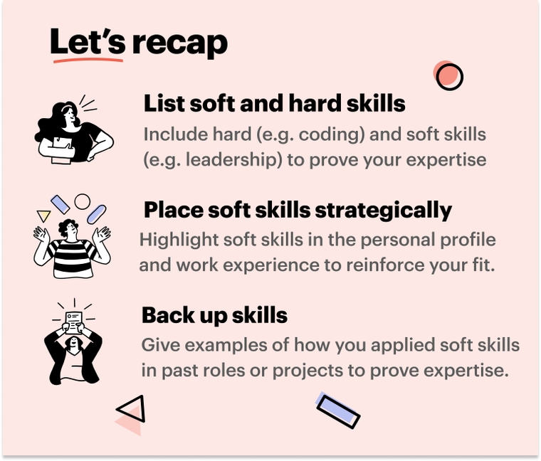 Soft skills to put on a CV tips