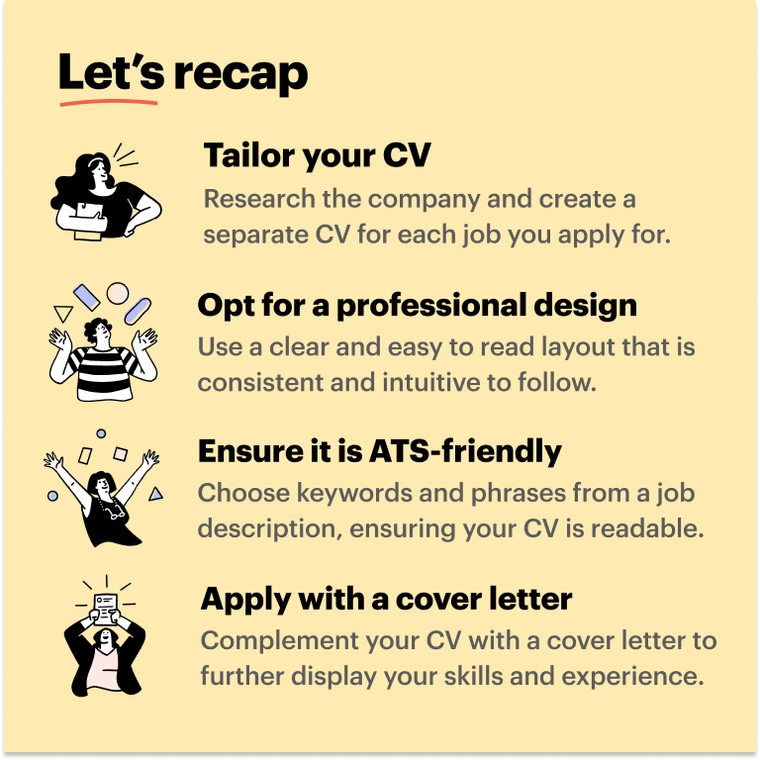 Best CV tips for seasonal work
