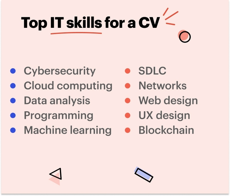 top IT skills CV