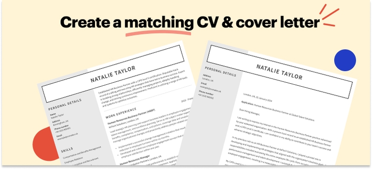 matching cabin crew cover letter and cv 