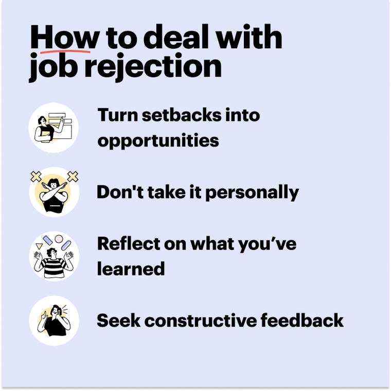 How to cope job rejection tips