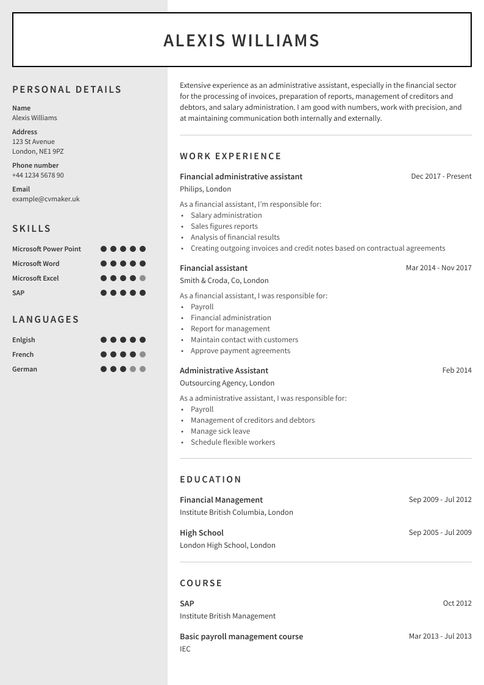 CV Maker - Create your professional CV online in 10 minutes