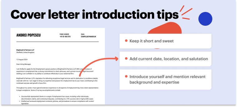 How to start a lawyer cover letter tips 
