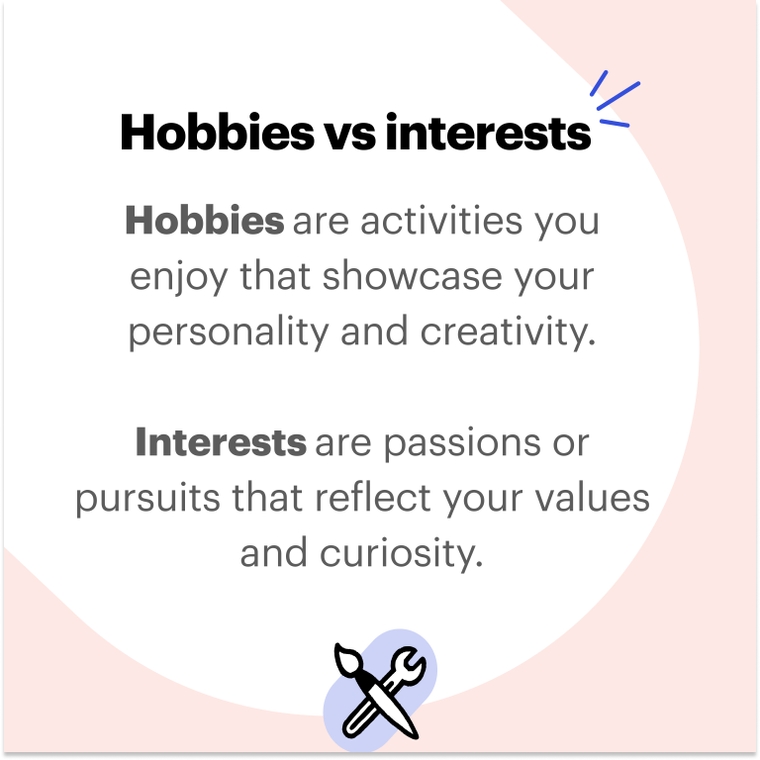 Hobbies and interests on a CV: Include or exclude